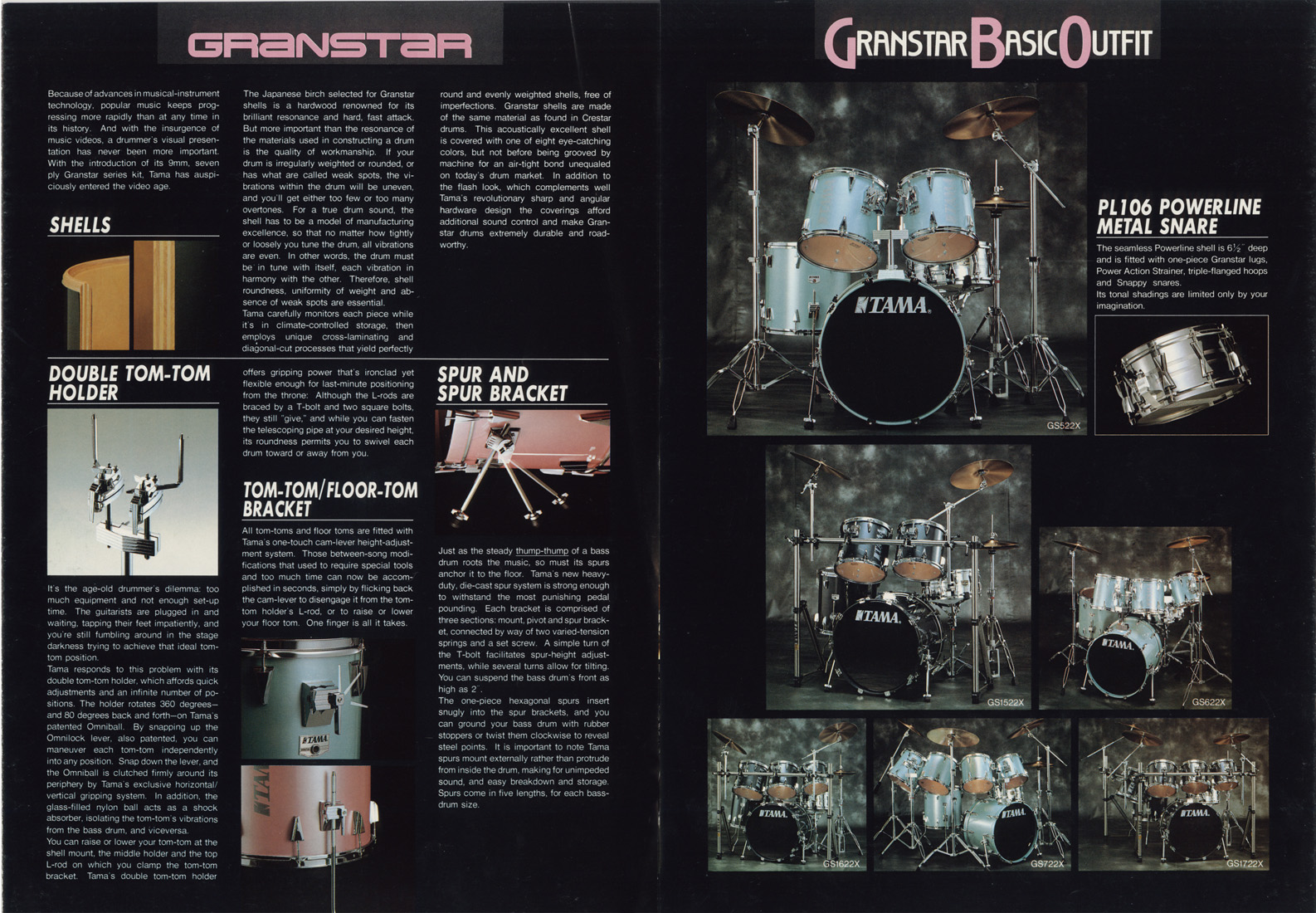 Tama Granstar Catalog 1986 Page 2