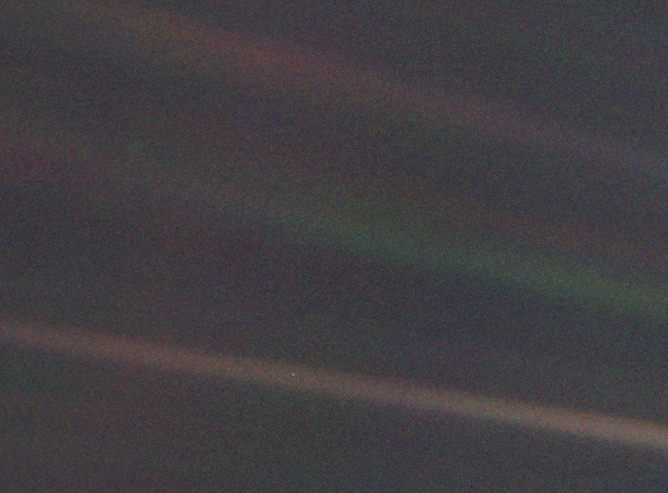 The pale blue dot (NASA)