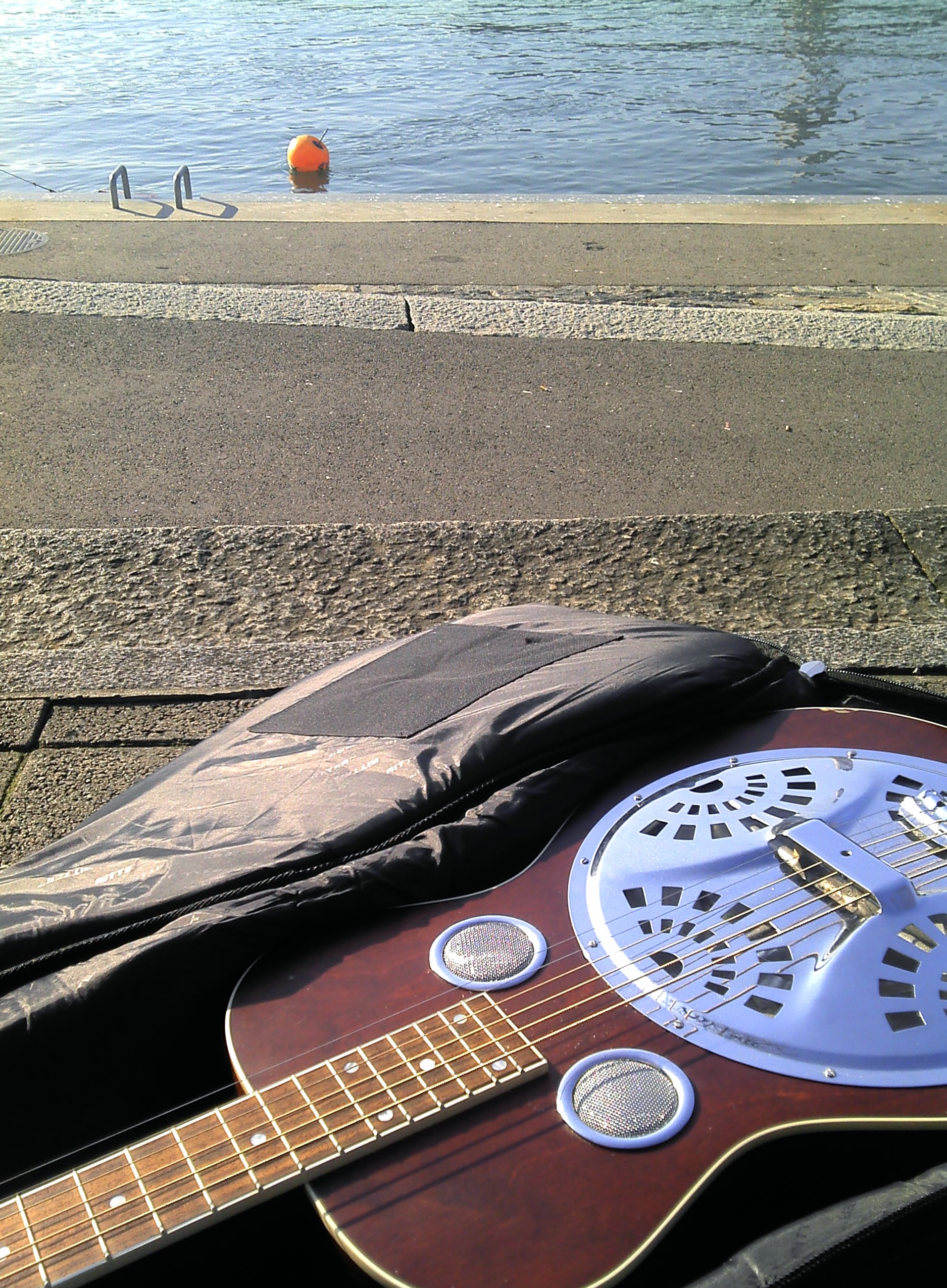 1st outdoor session 2012 at the Rhein